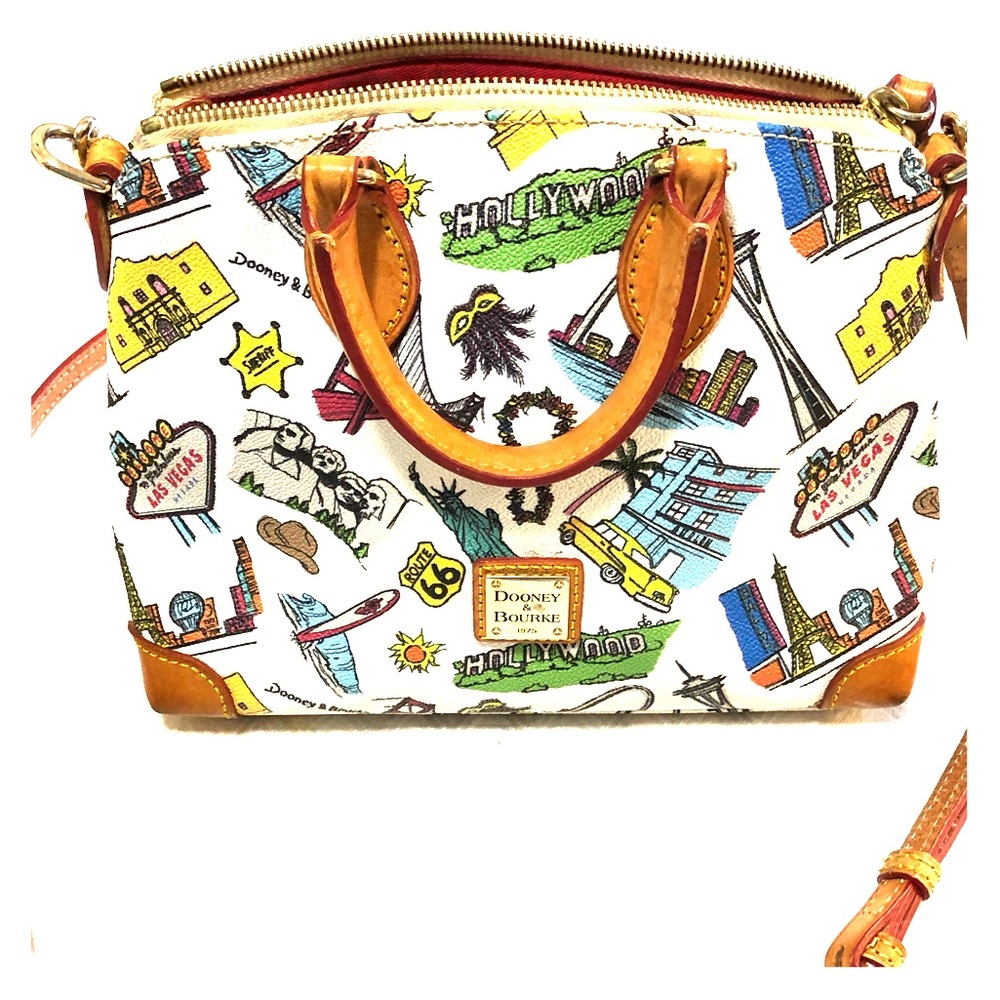 DOONEY & BOURKE Bag AMERICANA CROSSBODY - WHITE
